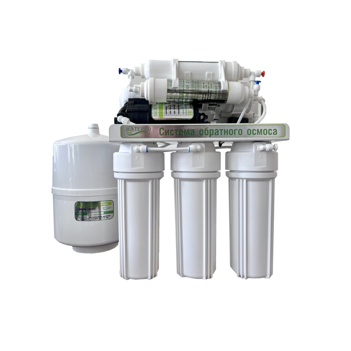 Система обратного осмоса 6 ступеней OPTIMUM 100G-H1812 накопительный бак в комплекте